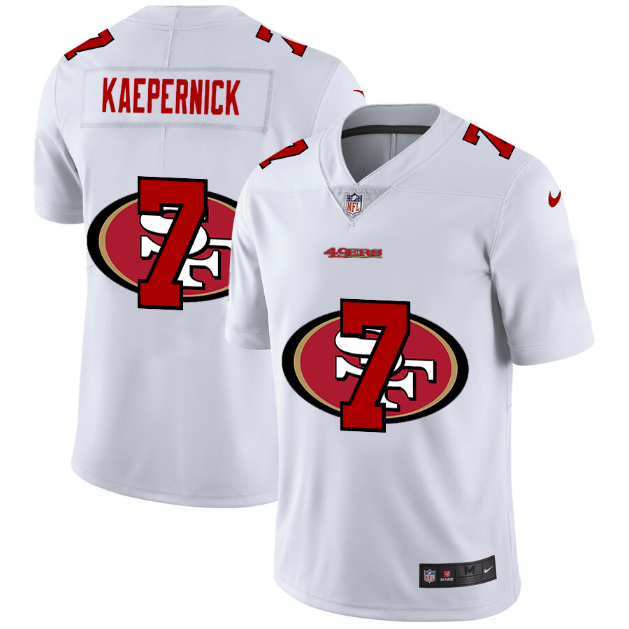 2020 New Men San Francisco 49ers #7 Kaepernick White  Limited NFL Nike jerseys